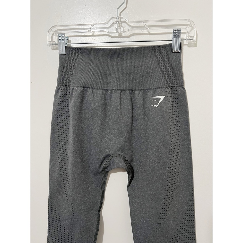 Gymshark Gray Seamless High Waisted Full Length  Leggings Size XS - Picture 2 of 9